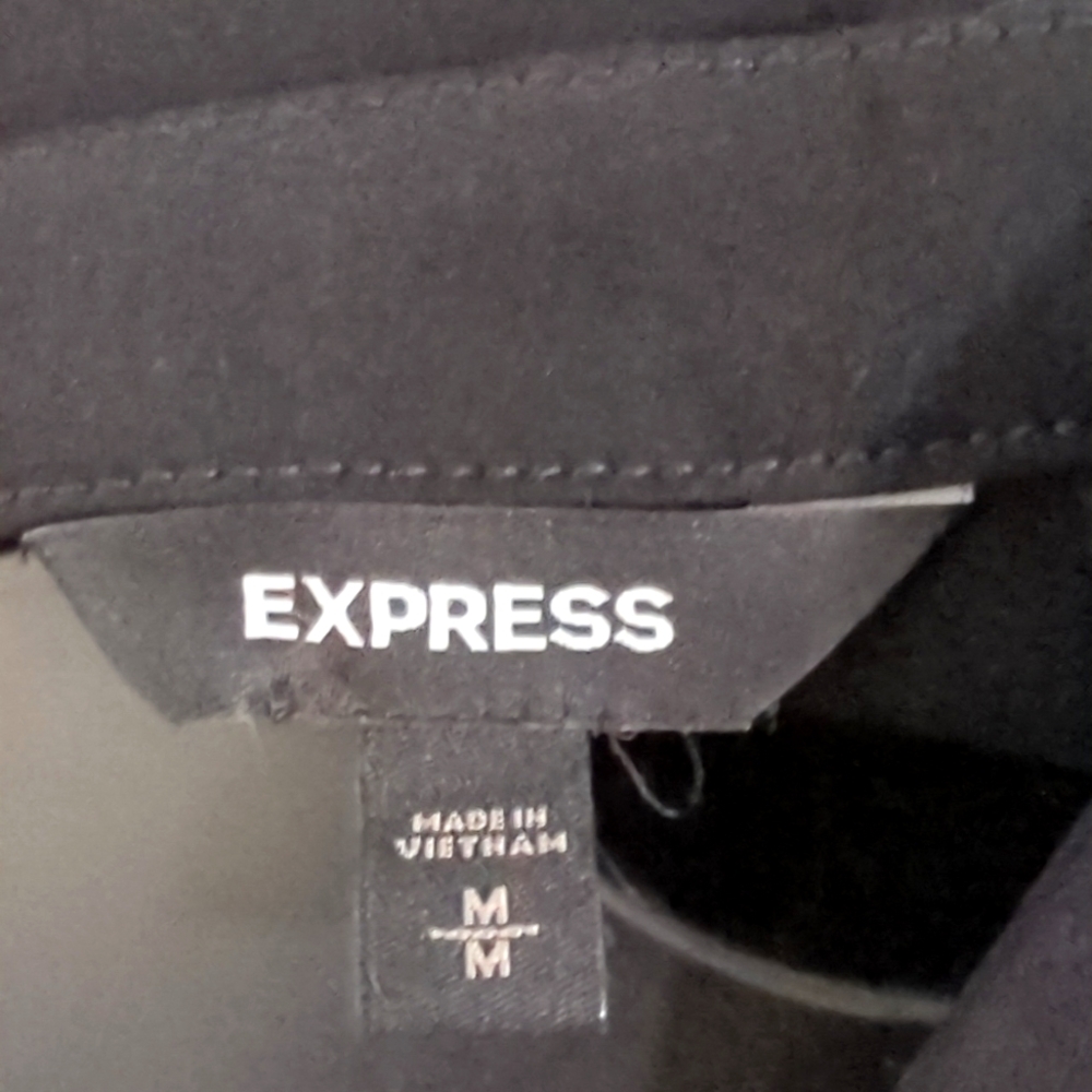 Express Elegant Black Women's Medium Top - Picture 7 of 8